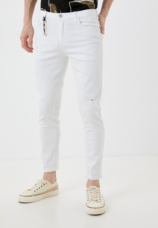 мужские джинсы paul martin’s, белые