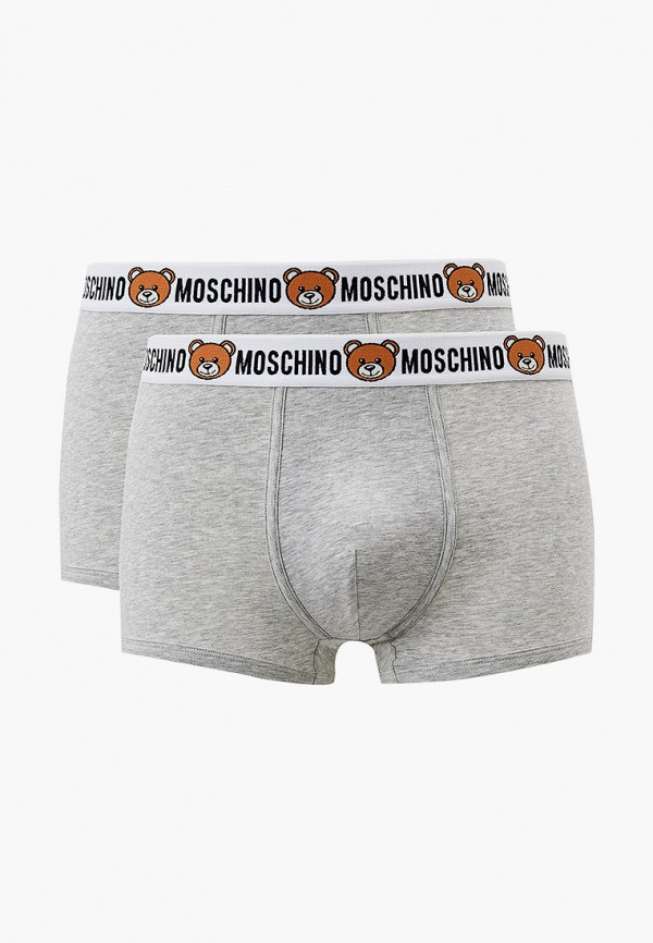 мужские трусы moschino underwear, серые