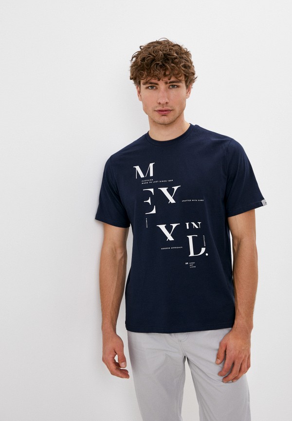 мужская футболка mexx, синяя