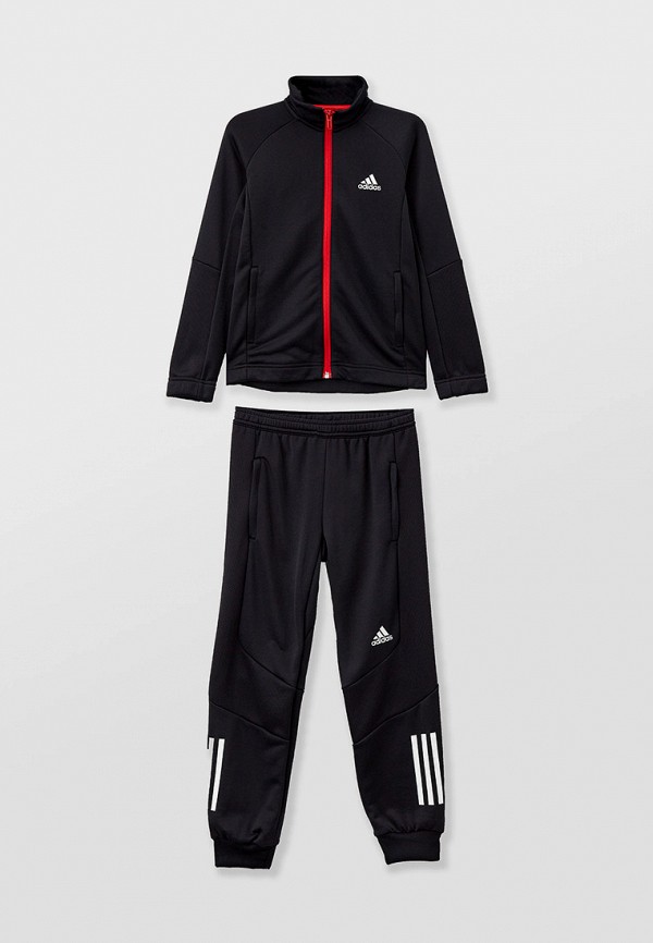 спортивный костюм adidas для мальчика, черный