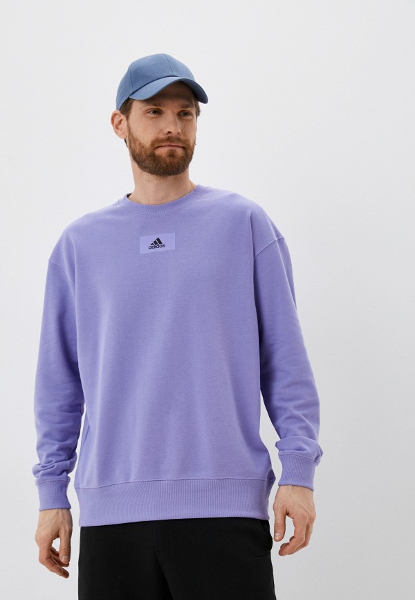 мужской свитшот adidas, фиолетовый