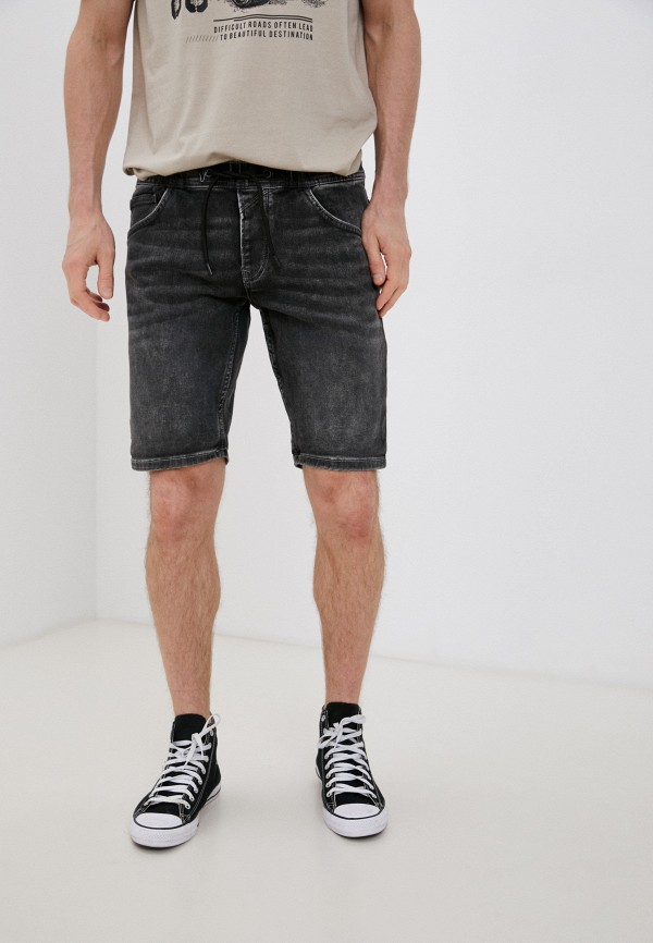 мужские джинсовые шорты tom tailor, серые
