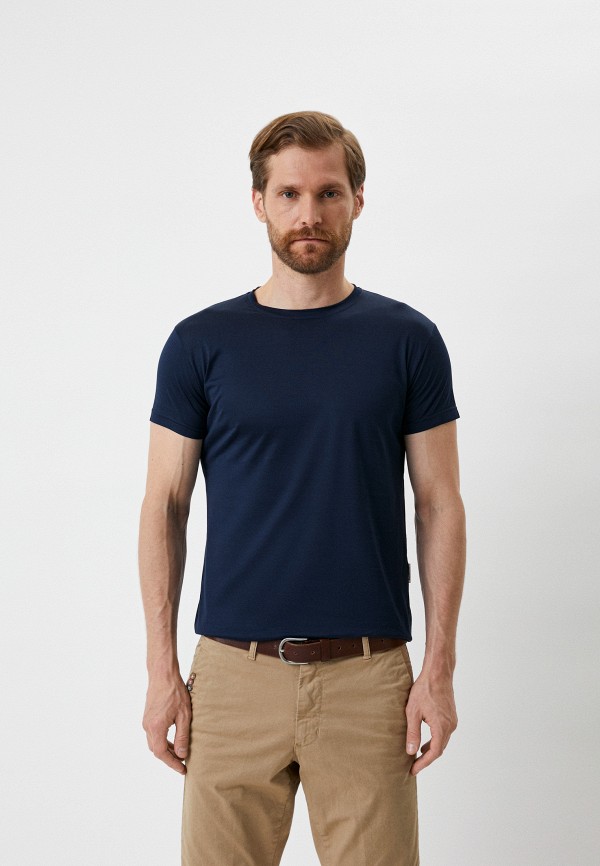 мужская футболка baldinini, синяя