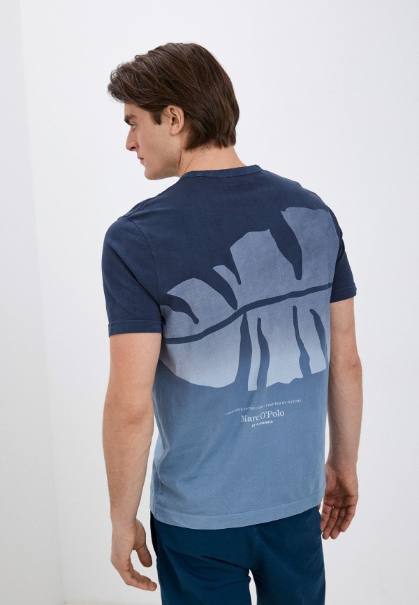 мужская футболка с коротким рукавом marc o’polo, синяя