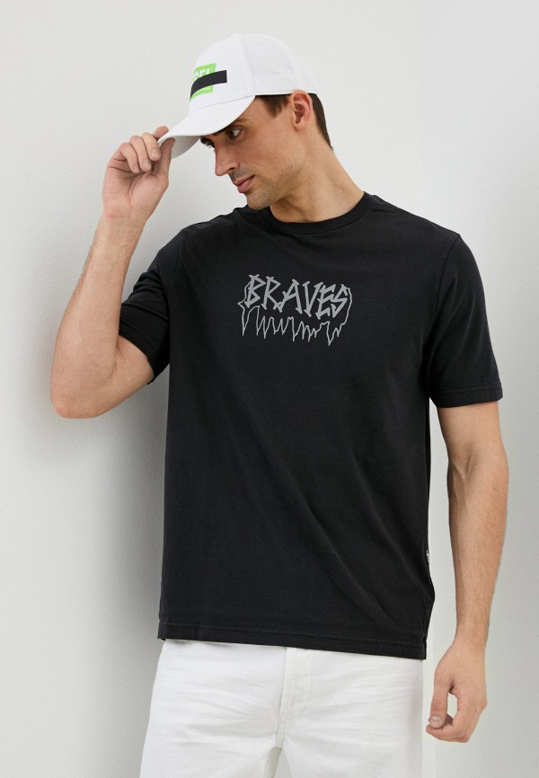 мужская футболка с коротким рукавом diesel, серая