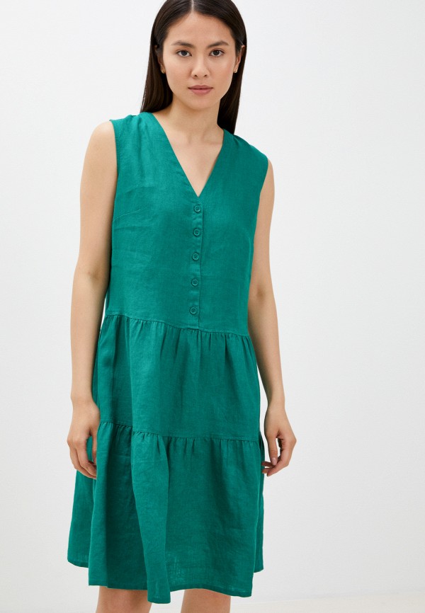 женское повседневные платье betty barclay, зеленое