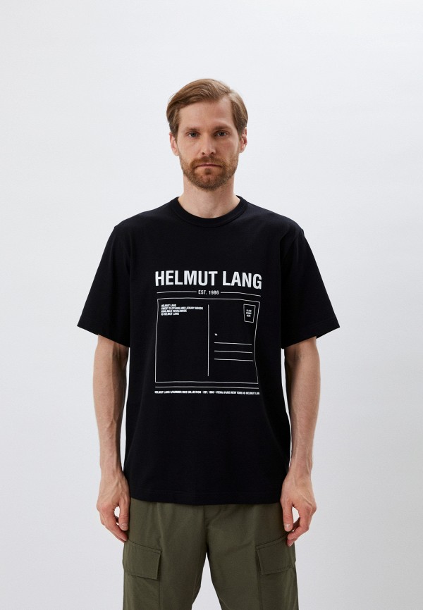 мужская футболка helmut lang, черная