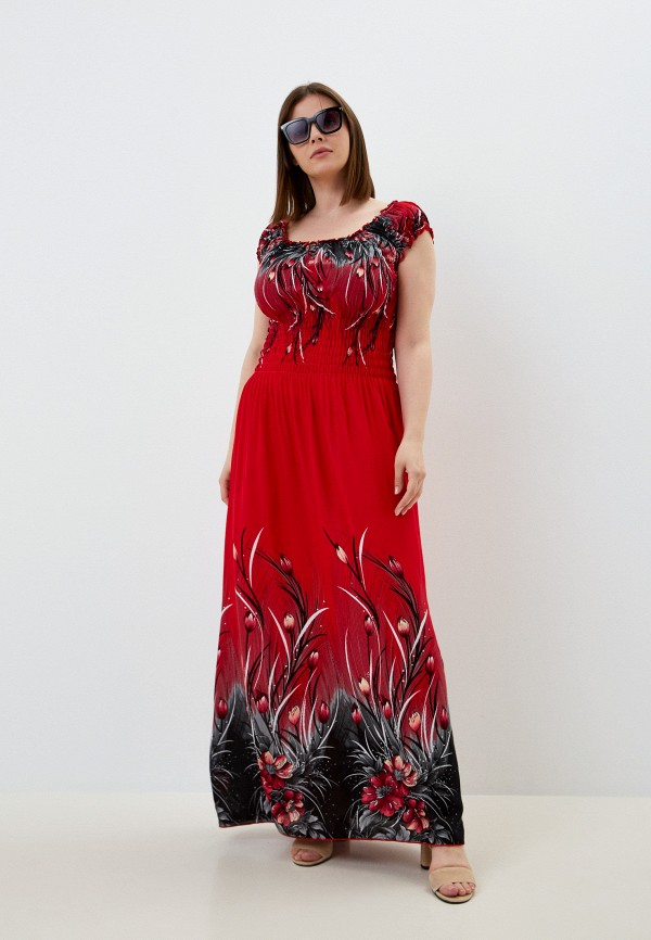женское повседневные платье toku tino, красное