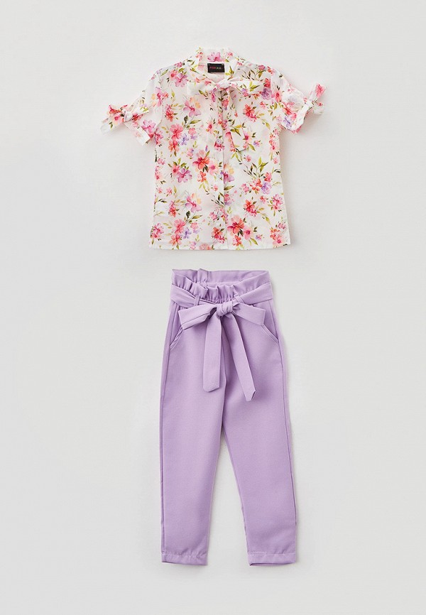 брюки pink kids для девочки, разноцветные