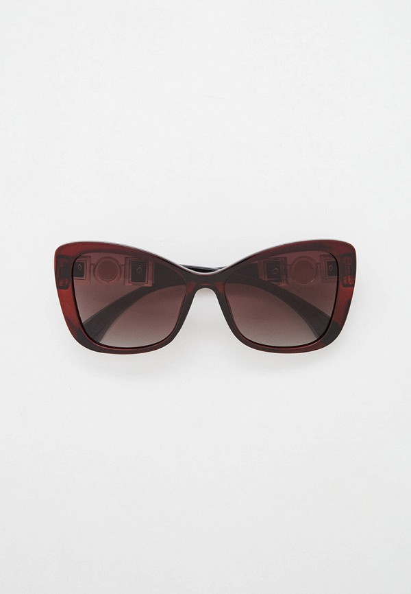 женские солнцезащитные очки diora.rim, коричневые