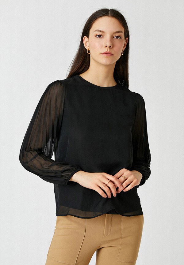 женская блузка koton, черная