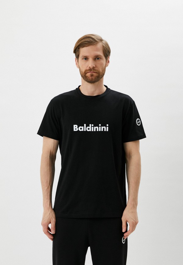 мужская футболка baldinini, черная
