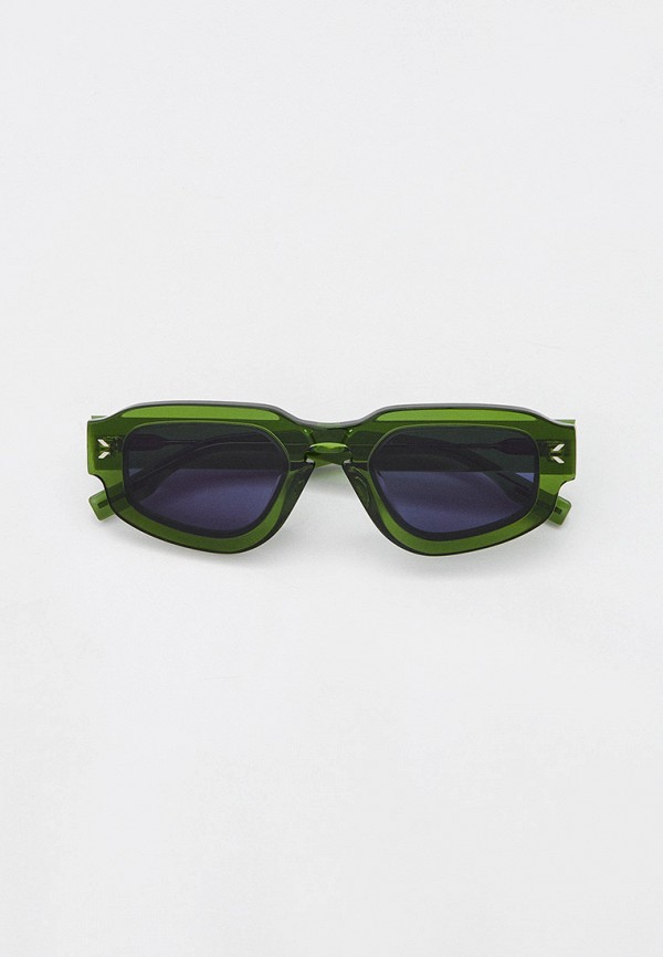 мужские солнцезащитные очки mcq alexander mcqueen, зеленые