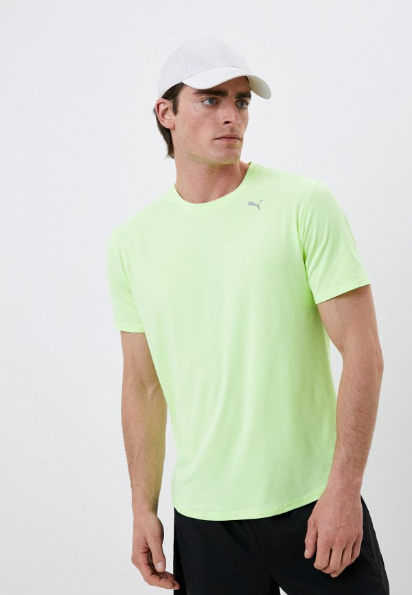 мужская спортивные футболка puma, зеленая