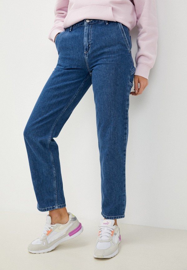 женские прямые джинсы carhartt wip, синие