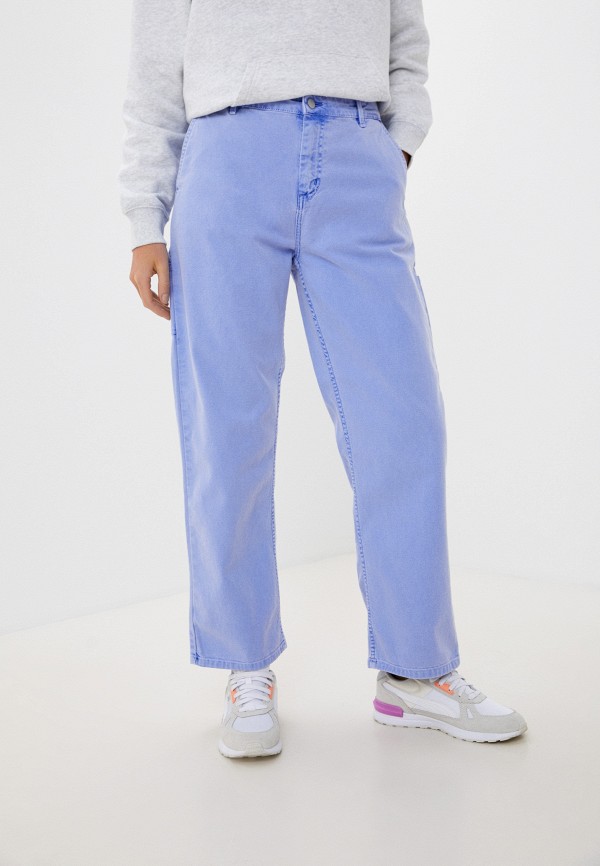 женские прямые джинсы carhartt wip, фиолетовые