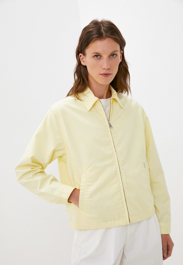 женская куртка carhartt wip, желтая
