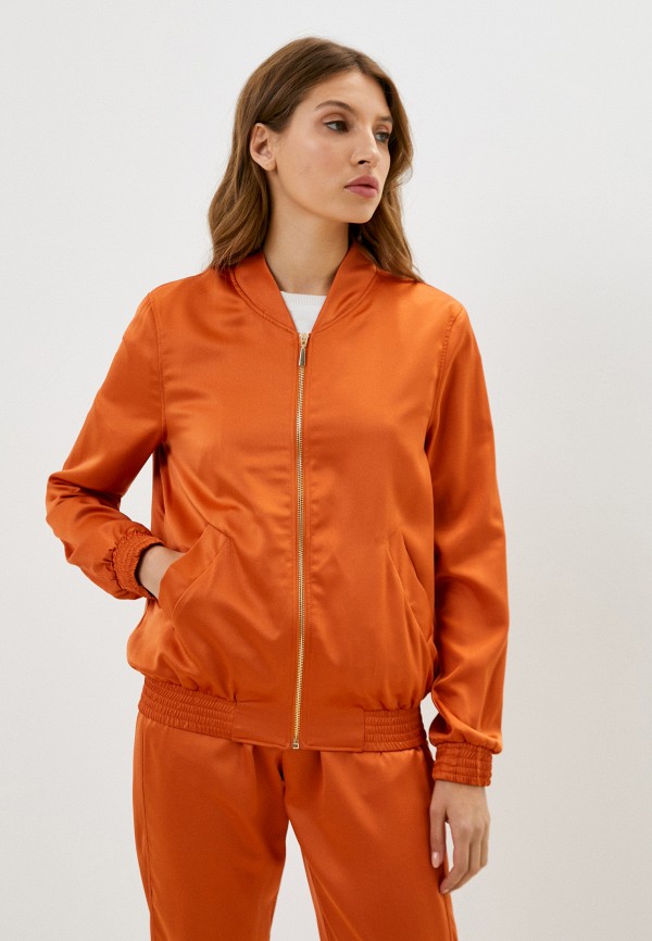 женская куртка imperial, оранжевая