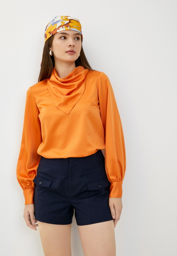 женская блузка imperial, оранжевая