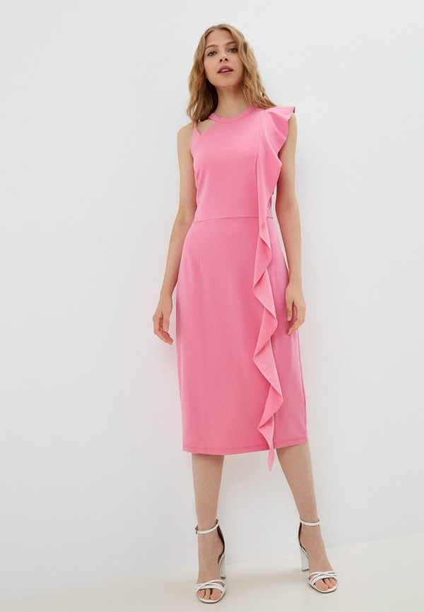 женское повседневные платье silvian heach, розовое