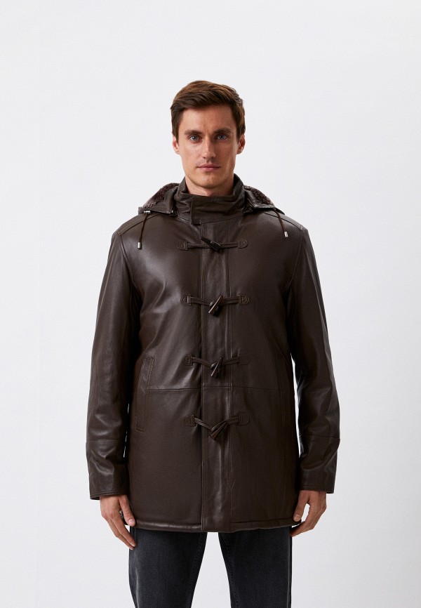 мужская куртка serge pariente, коричневая