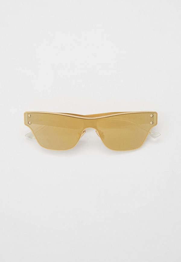 женские солнцезащитные очки bottega veneta, золотые