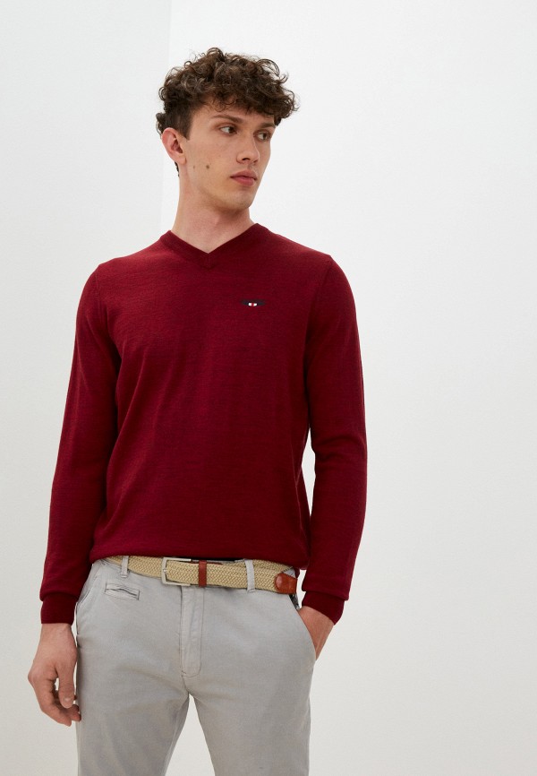мужской пуловер galvanni, бордовый