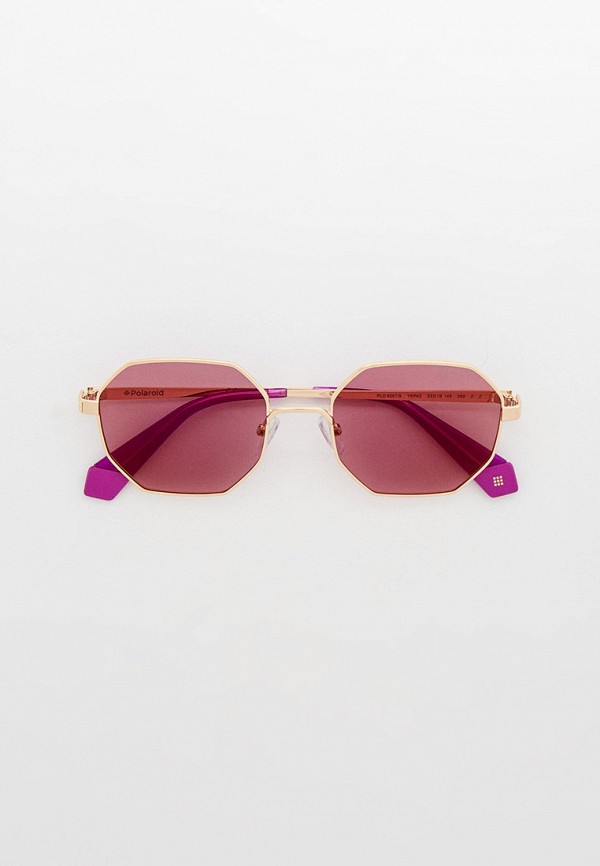 женские солнцезащитные очки polaroid, золотые