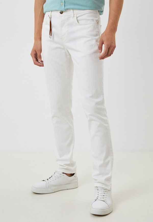 мужские зауженные джинсы boris becker, белые