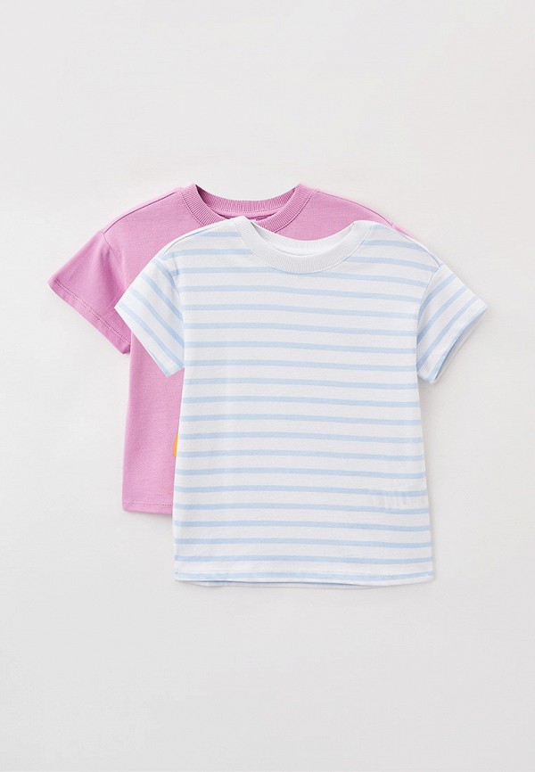 футболка с коротким рукавом sela для девочки, разноцветная