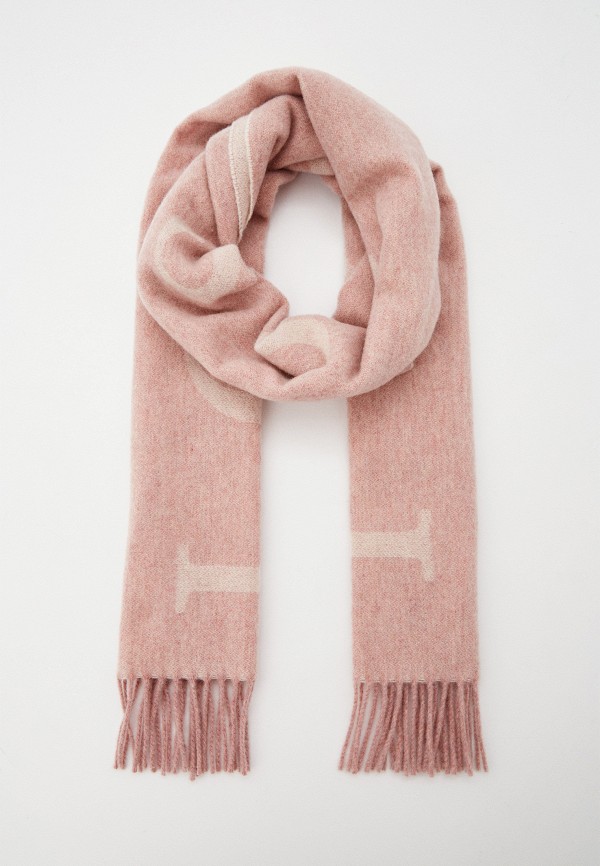 женский шарф trussardi, розовый
