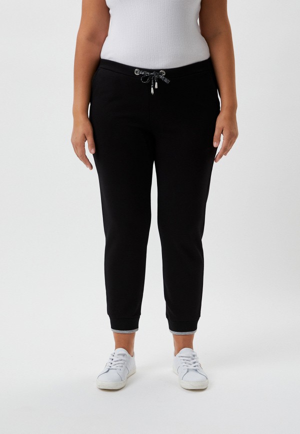 женские спортивные брюки persona by marina rinaldi, черные