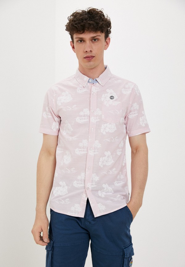мужская рубашка mz72, розовая