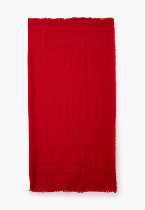 женский платок twinset milano, красный