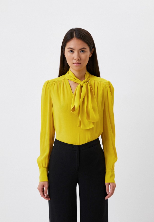 женская блузка twinset milano, желтая