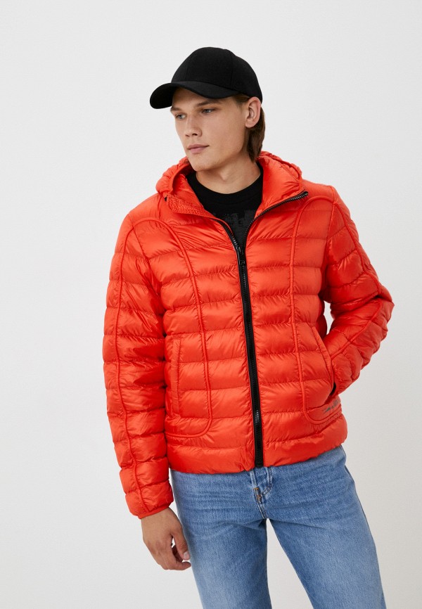 мужская куртка diesel, оранжевая