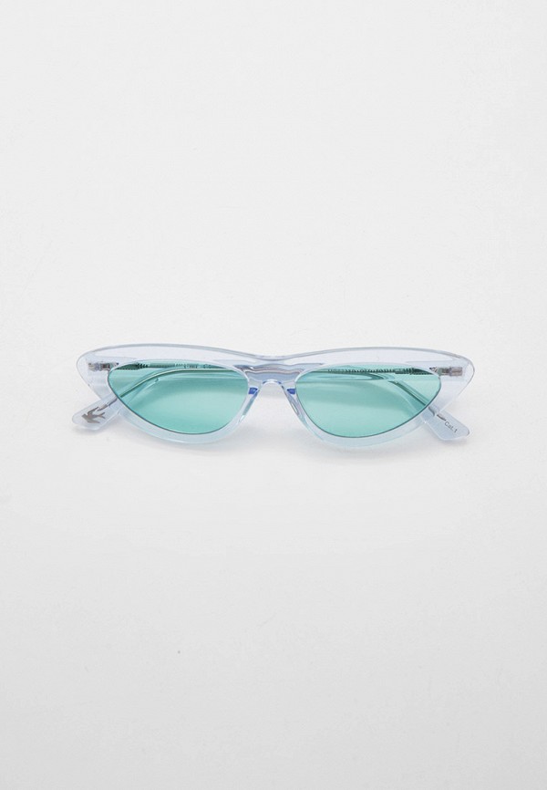 женские солнцезащитные очки mcq alexander mcqueen, голубые