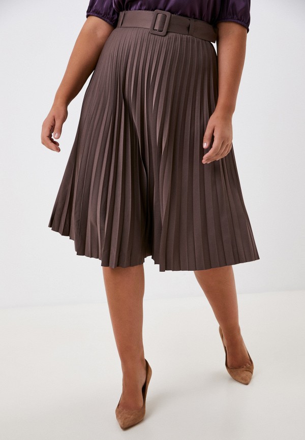 женская юбка francesca peretti, коричневая
