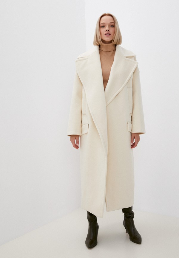 женское пальто imperial, белое