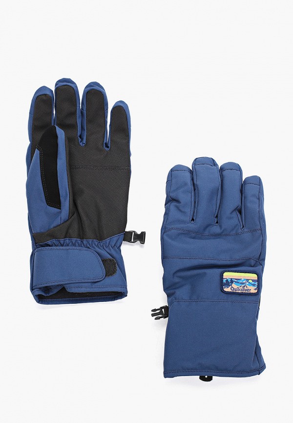 мужские перчатки quiksilver, синие