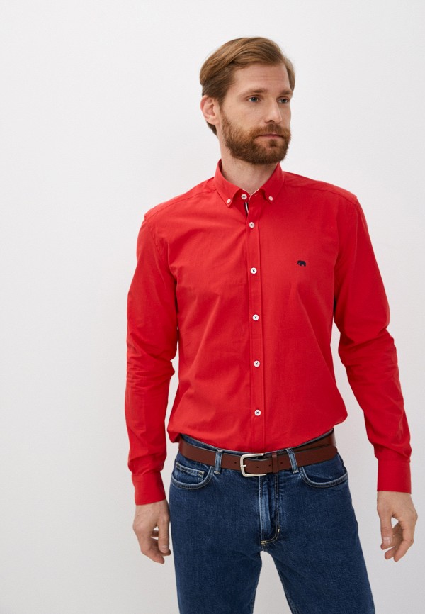 мужская рубашка felix hardy, красная