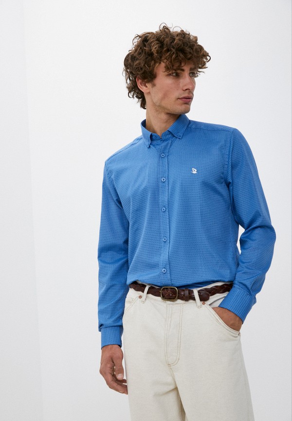 мужская рубашка giorgio di mare, синяя