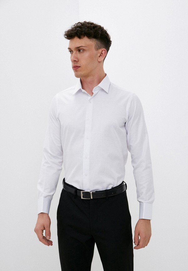 мужская рубашка с длинным рукавом giorgio di mare, белая
