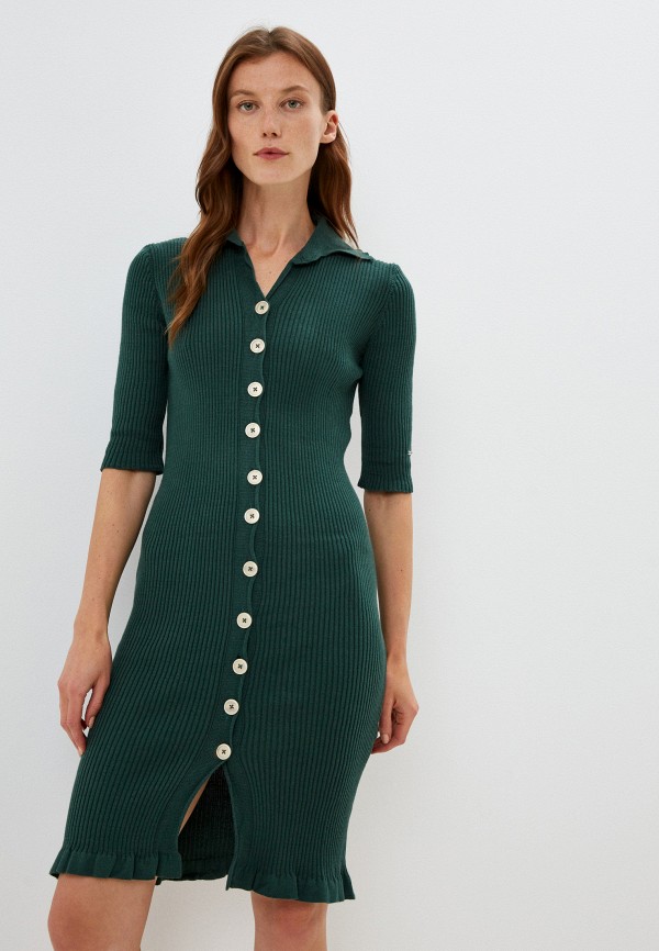 женское платье giorgio di mare, зеленое