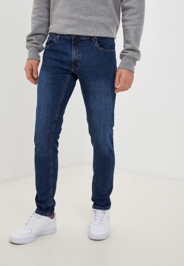 мужские зауженные джинсы hopenlife, синие