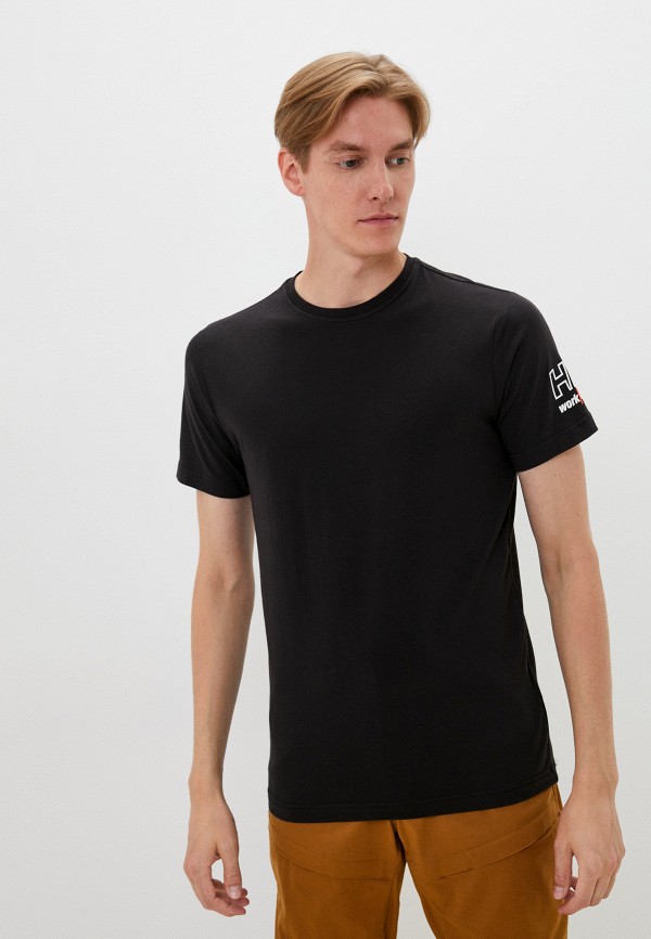 мужская спортивные футболка helly hansen, черная