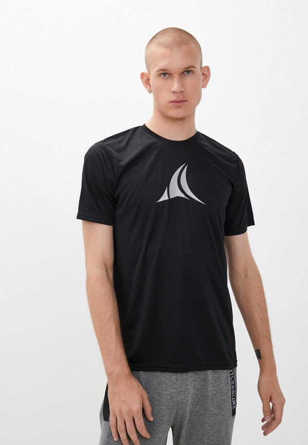 мужская спортивные футболка fitleasure, черная