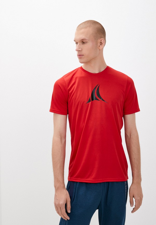 мужская спортивные футболка fitleasure, красная