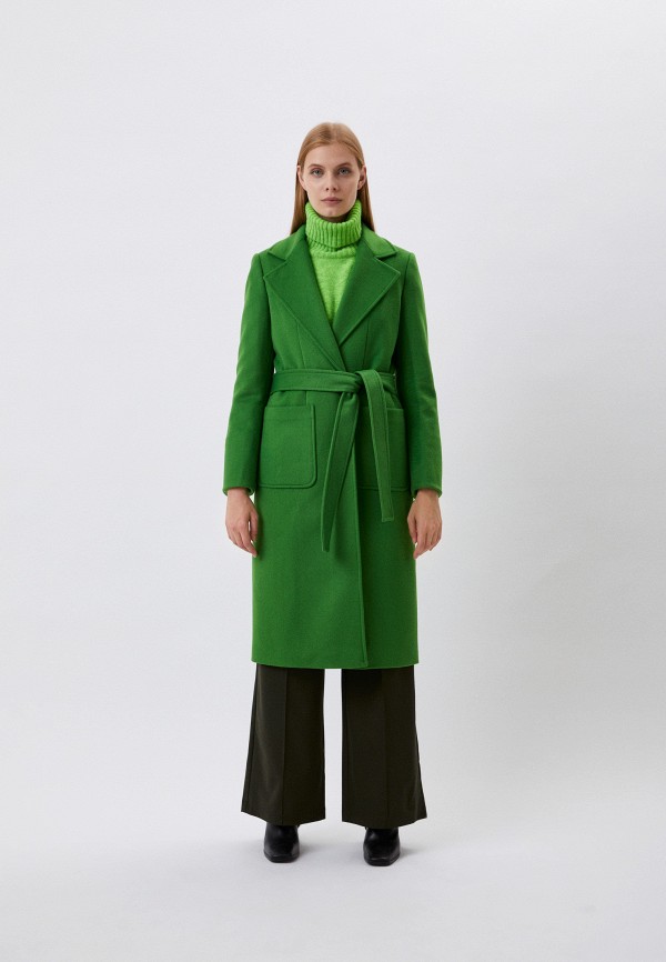 женское пальто max&co, зеленое