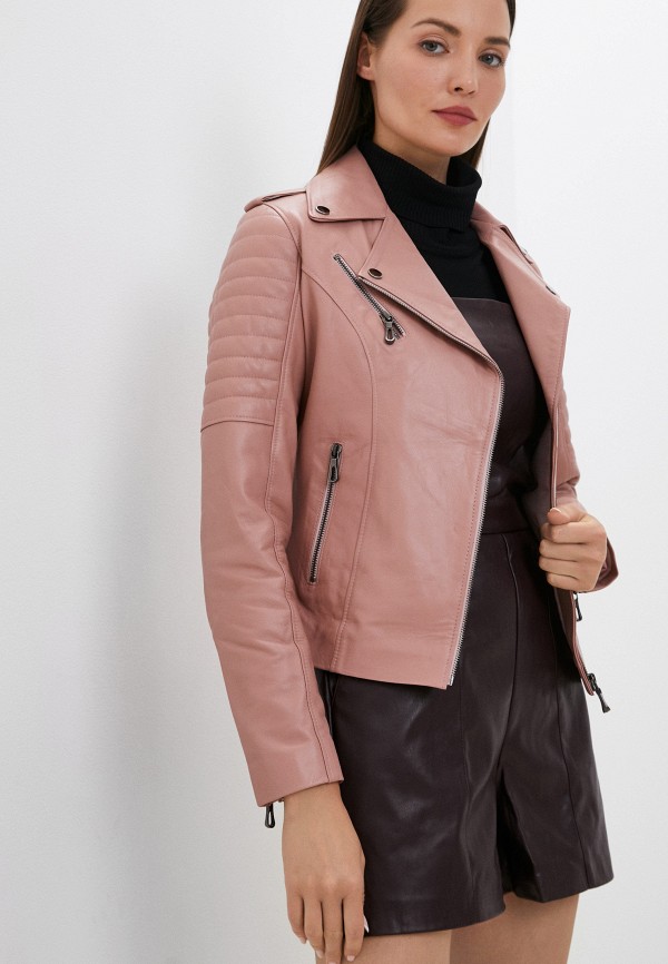 женская куртка basics & more, розовая